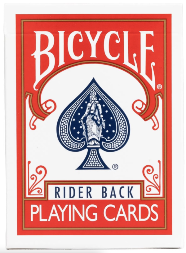 Baraja Bicycle Rider Back Rojo
